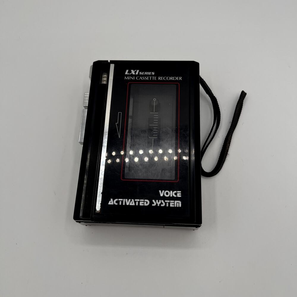 LXI Vtg Series Mini Cassette Recorder Voice Activated System FOR PARTS
